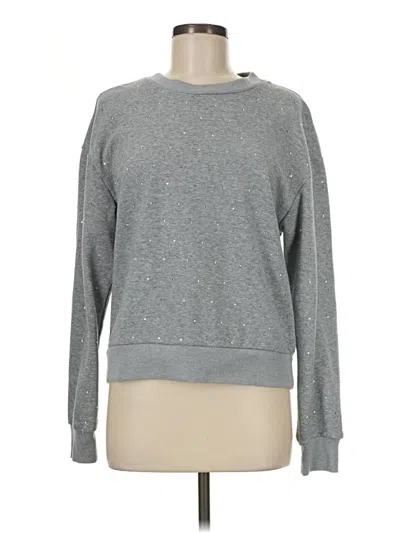 Pre-owned Evereve Sweatshirt In Gray