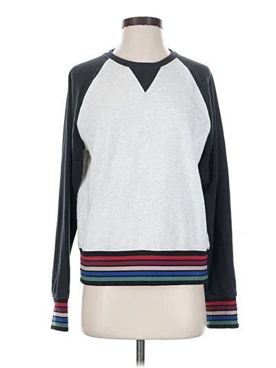 Pre-owned Evereve Sweatshirt In Gray