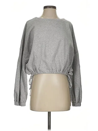 Pre-owned Evereve Sweatshirt In Gray