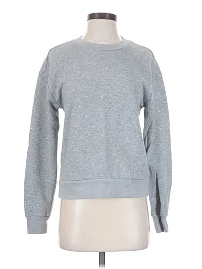 Pre-owned Evereve Sweatshirt In Gray