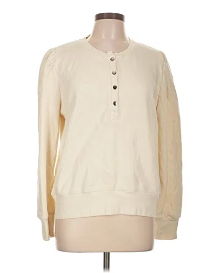 Pre-owned Evereve Sweatshirt In Ivory