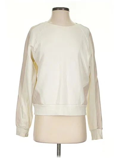 Pre-owned Evereve Sweatshirt In Ivory