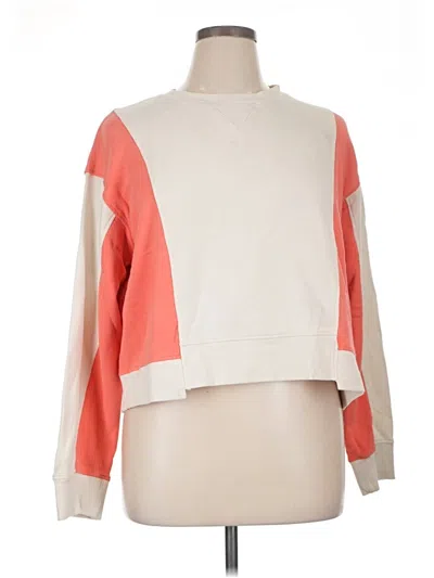 Pre-owned Evereve Sweatshirt In Orange