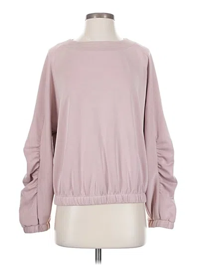 Pre-owned Evereve Sweatshirt In Pink