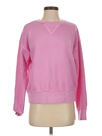 Pre-owned Evereve Sweatshirt In Pink