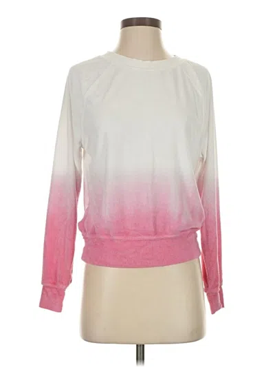 Pre-owned Evereve Sweatshirt In Pink