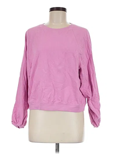 Pre-owned Evereve Sweatshirt In Pink