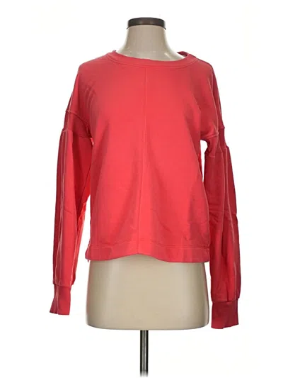 Pre-owned Evereve Sweatshirt In Red