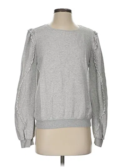 Pre-owned Evereve Sweatshirt In Silver