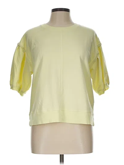 Pre-owned Evereve Sweatshirt In Yellow