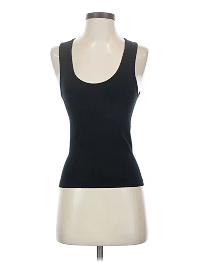 Pre-owned Evereve Tank Top Black Halter Neckline Tops