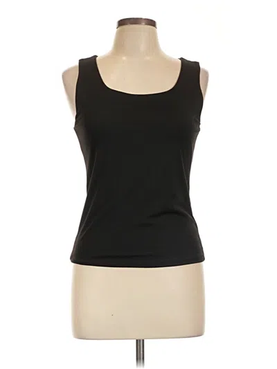 Pre-owned Evereve Tank Top Black Strapless Neckline Tops