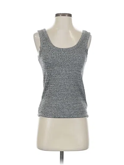 Pre-owned Evereve Tank Top Gray Square Neckline Tops