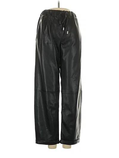 Pre-owned Evereve Track Pants In Black