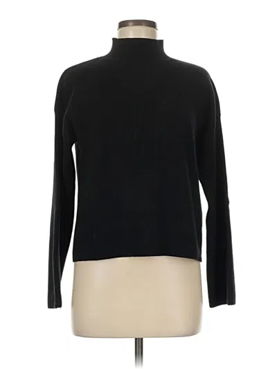 Pre-owned Evereve Turtleneck Sweater In Black