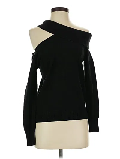 Pre-owned Evereve Turtleneck Sweater In Black