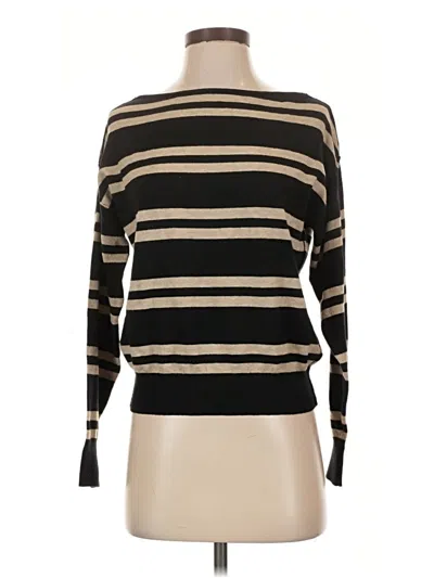 Pre-owned Evereve Turtleneck Sweater In Black