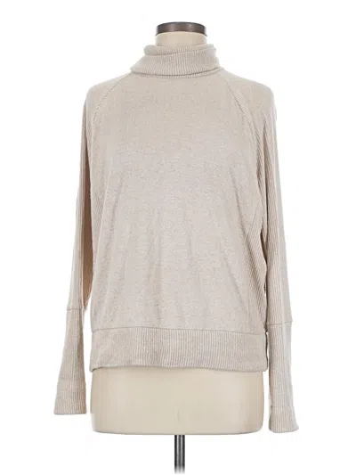 Pre-owned Evereve Turtleneck Sweater In Brown