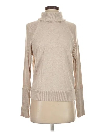 Pre-owned Evereve Turtleneck Sweater In Brown