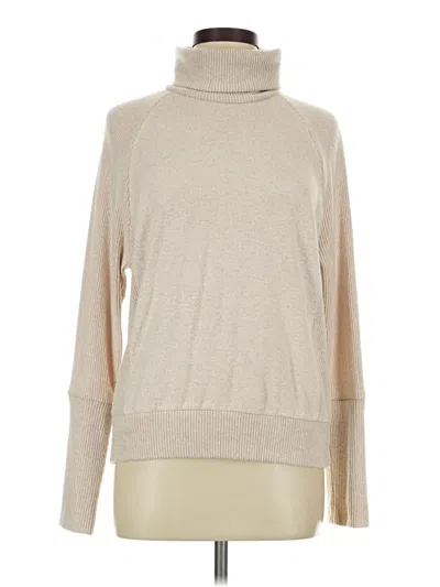 Pre-owned Evereve Turtleneck Sweater In Brown