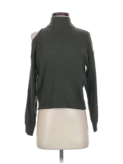 Pre-owned Evereve Turtleneck Sweater In Gray