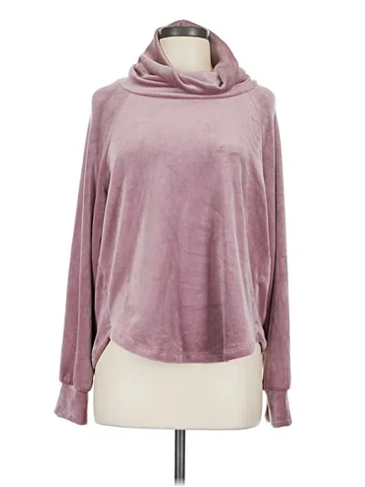 Pre-owned Evereve Turtleneck Sweater In Purple