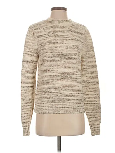 Pre-owned Evereve Turtleneck Sweater In Tan