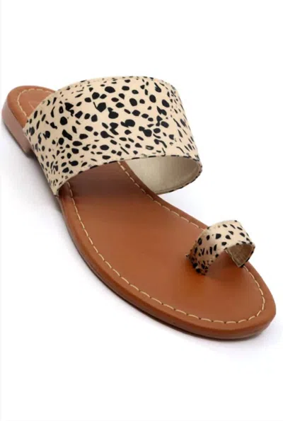 Everglades Lulu 30 Sandal In Cheetah In Brown