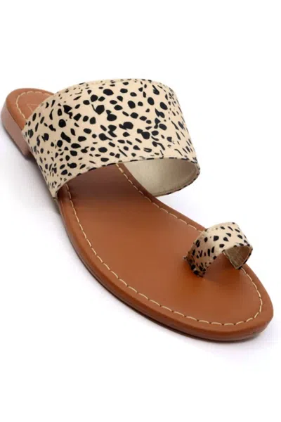 Everglades Women's Lulu 3 Sandals In Cheetah In Brown