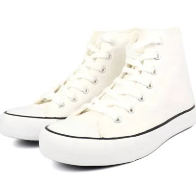 Everglades Women's Star 24 Hi-top Sneakers In White