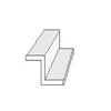 Evergreen 0.100 In. Z Channel Polystyrene - Pack Of 4