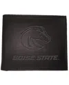 Evergreen Enterprises Men's Black Boise State Broncos Hybrid Bi-fold Wallet In Black