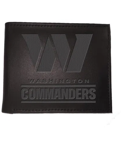 Evergreen Enterprises Men's Black Washington Commanders Hybrid Bi-fold Wallet