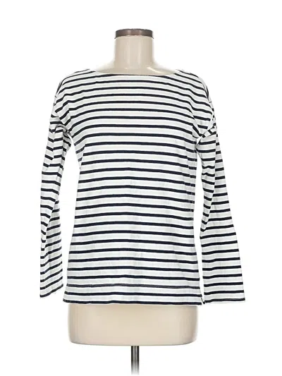 Pre-owned Everlane 3/4 Sleeve T-shirt In White