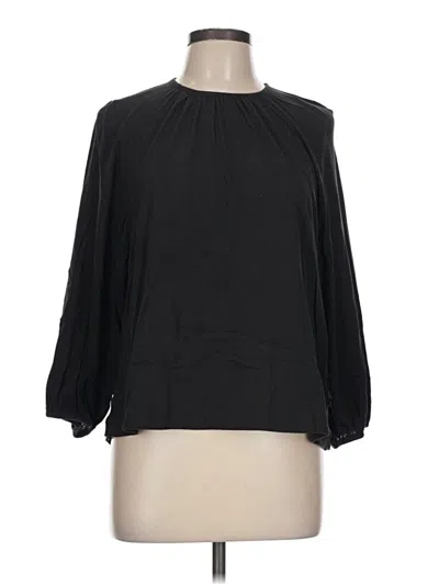 Pre-owned Everlane 3/4 Sleeve T-shirt In Black
