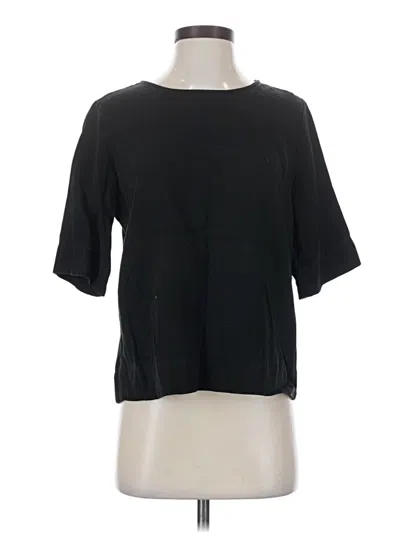 Pre-owned Everlane 3/4 Sleeve T-shirt In Black