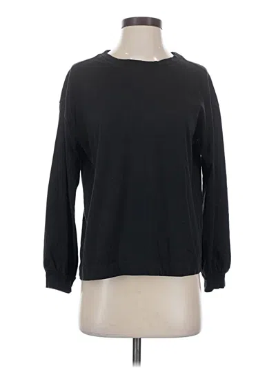 Pre-owned Everlane 3/4 Sleeve T-shirt In Black