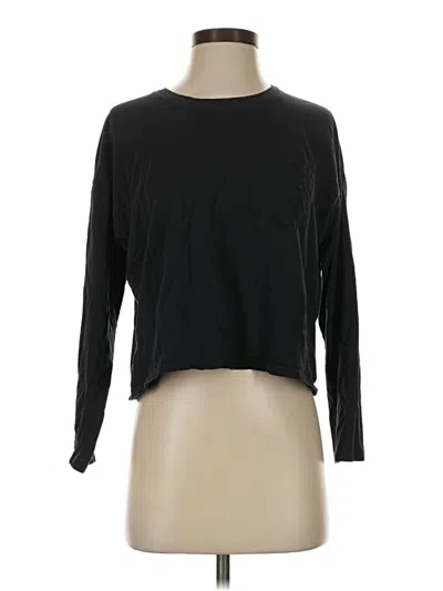 Pre-owned Everlane 3/4 Sleeve T-shirt In Black