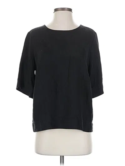 Pre-owned Everlane 3/4 Sleeve T-shirt In Black