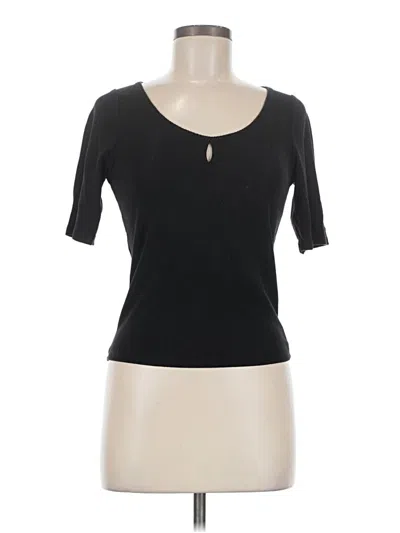 Pre-owned Everlane 3/4 Sleeve T-shirt In Black