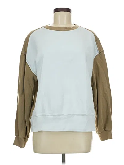 Pre-owned Everlane 3/4 Sleeve T-shirt In Brown