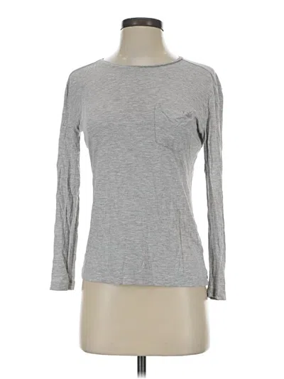 Pre-owned Everlane 3/4 Sleeve T-shirt In Gray