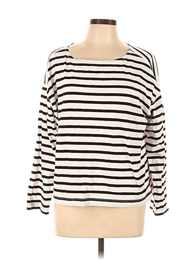 Pre-owned Everlane 3/4 Sleeve T-shirt In White