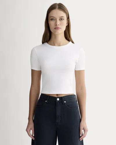 Everlane '90s Rib Tshirt In White