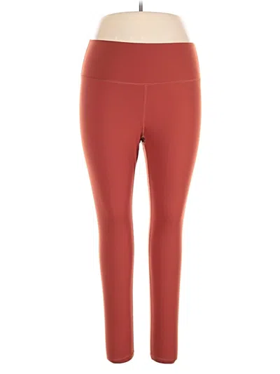 Pre-owned Everlane Active Pants In Orange