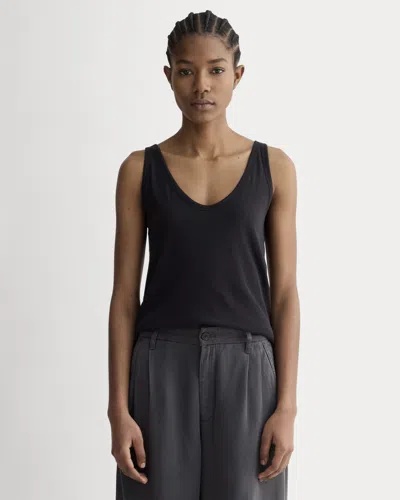 Everlane Air Cami Top In Black