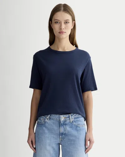 Everlane Air Tshirt In Navy In Blue