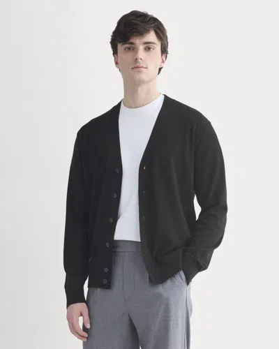 Everlane All-year Cardigan In Black