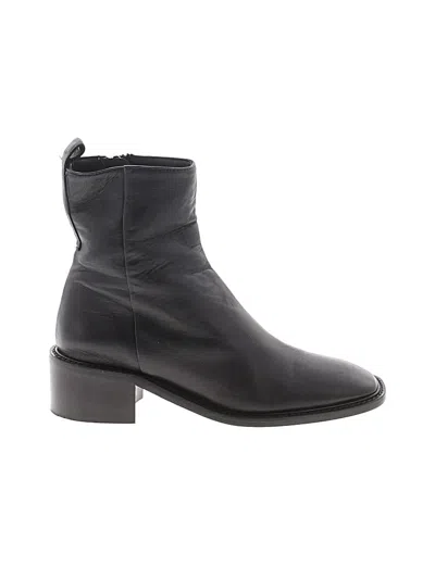 Pre-owned Everlane Ankle Boots In Black