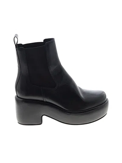 Pre-owned Everlane Ankle Boots In Black